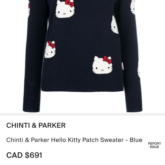 Chinti & Parker Hello Kitty Cashmere Sweater - Picture 8 of 8
